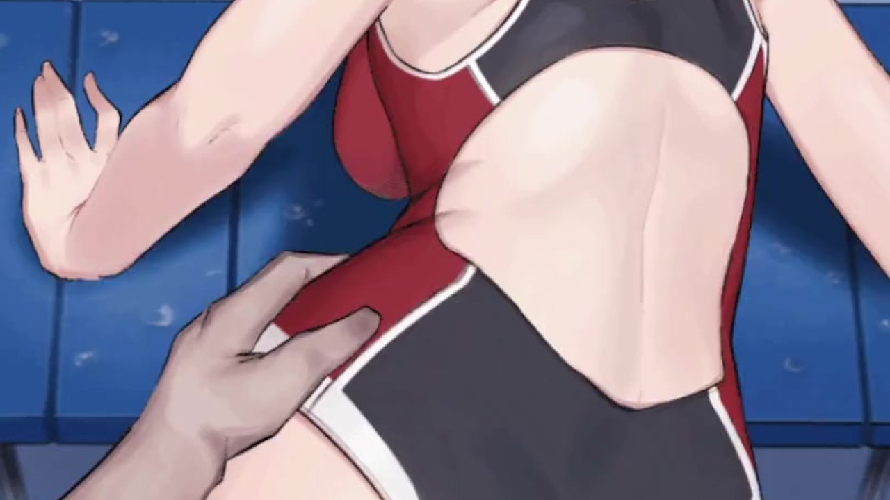 Swimsuit SEX in the club room