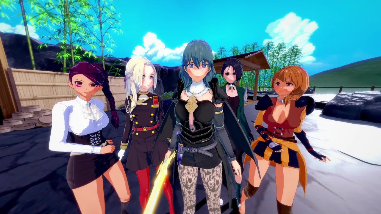 REVERSE GANGBANG - FIRE EMBLEM HAREM (5 GIRLS 1 GUY)