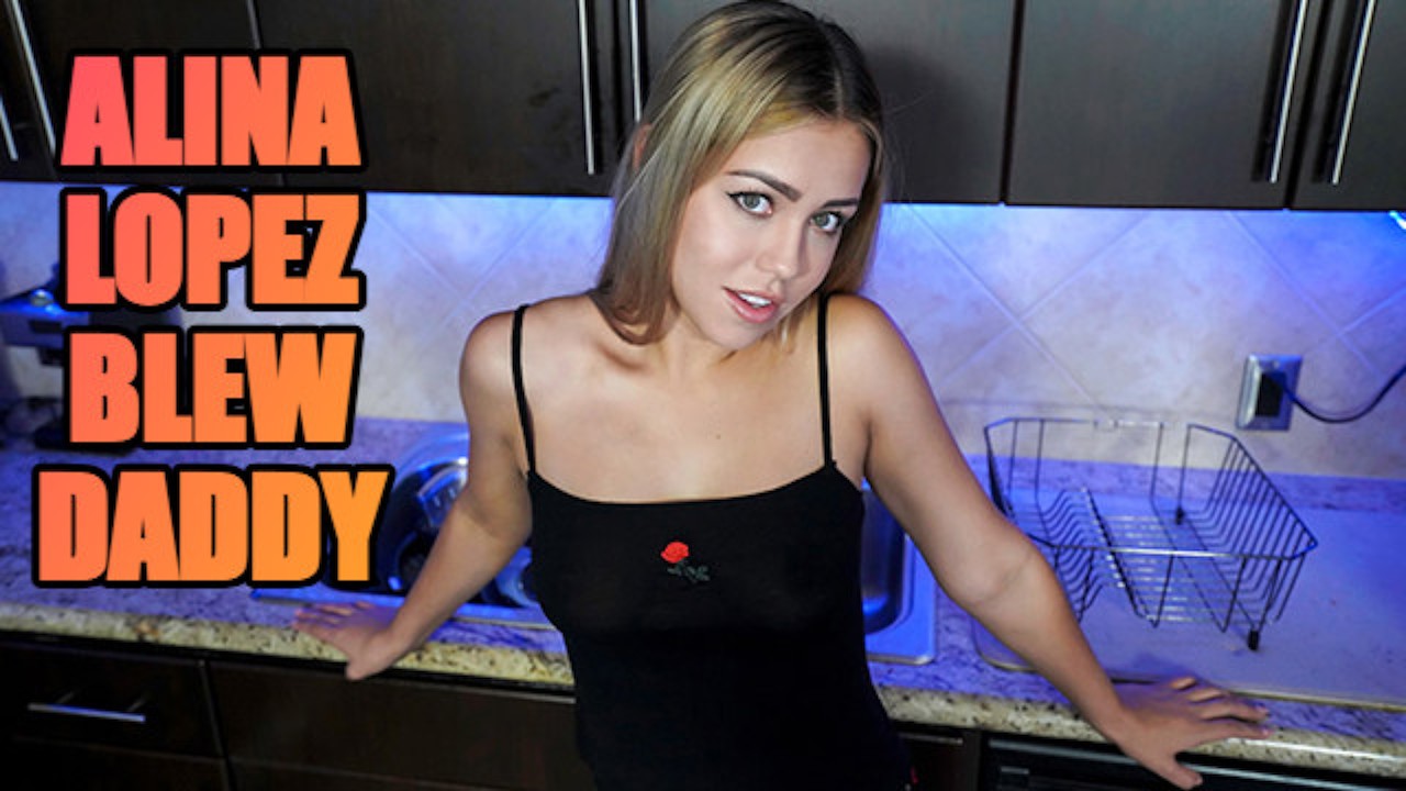 Blonde Stepdaughter Alina Lopez Give Perv Stepdad A Sloppy Blowjob In The Car - DadCrush