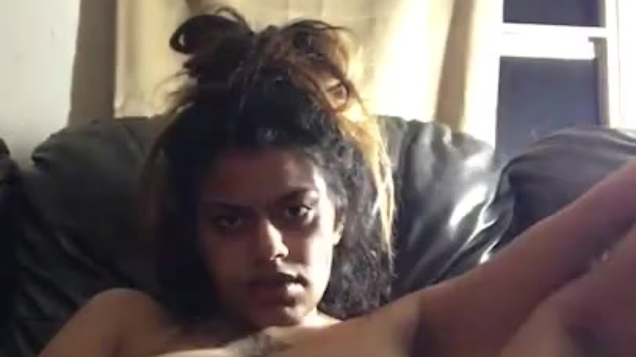 Masturbating my hairy pussy while others are in the next room