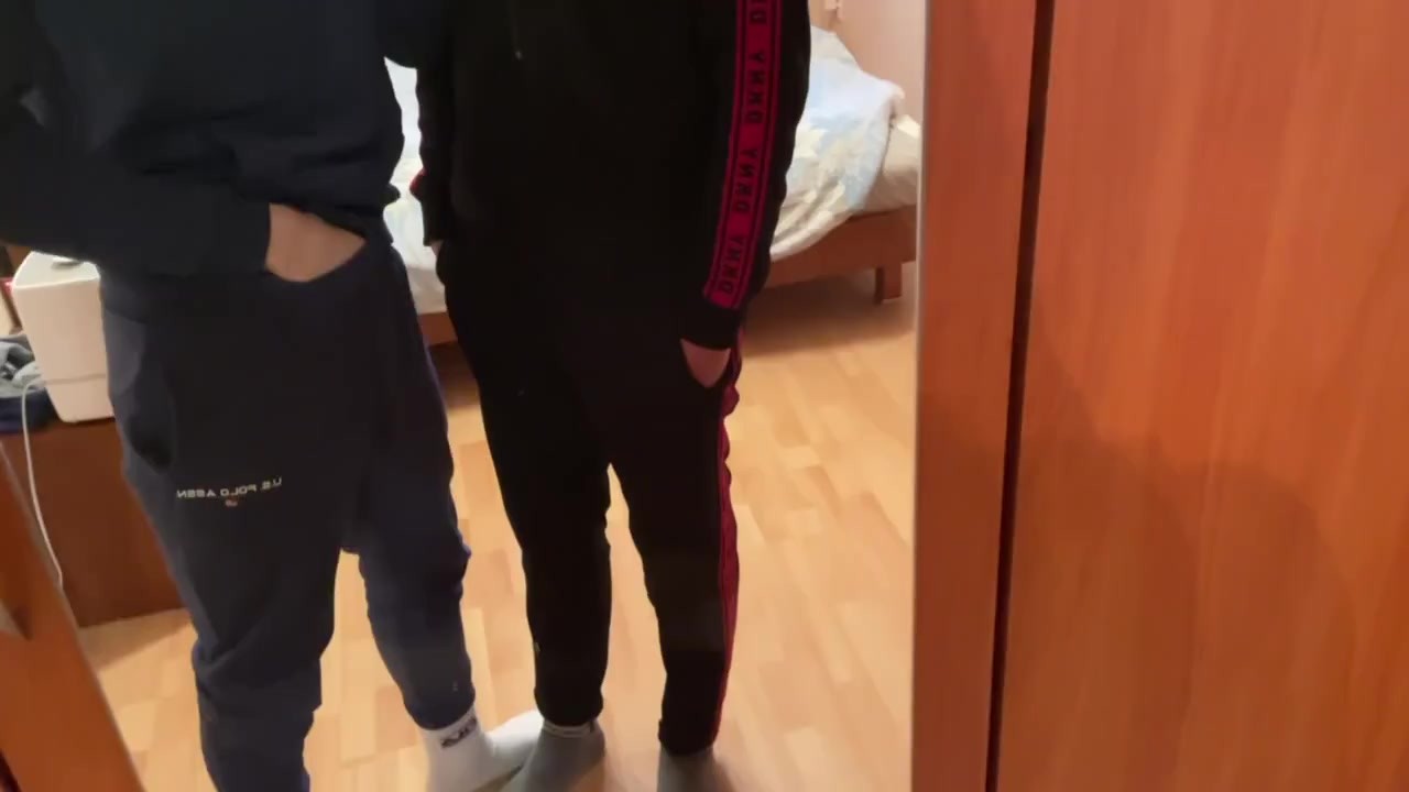 Russian guys in sportswear