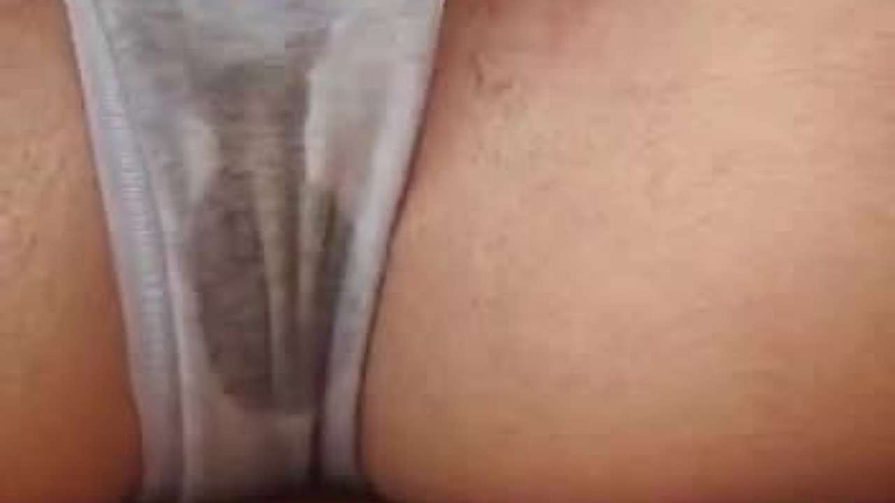 young amateur masturbating until she gets a squirt- Wet panties