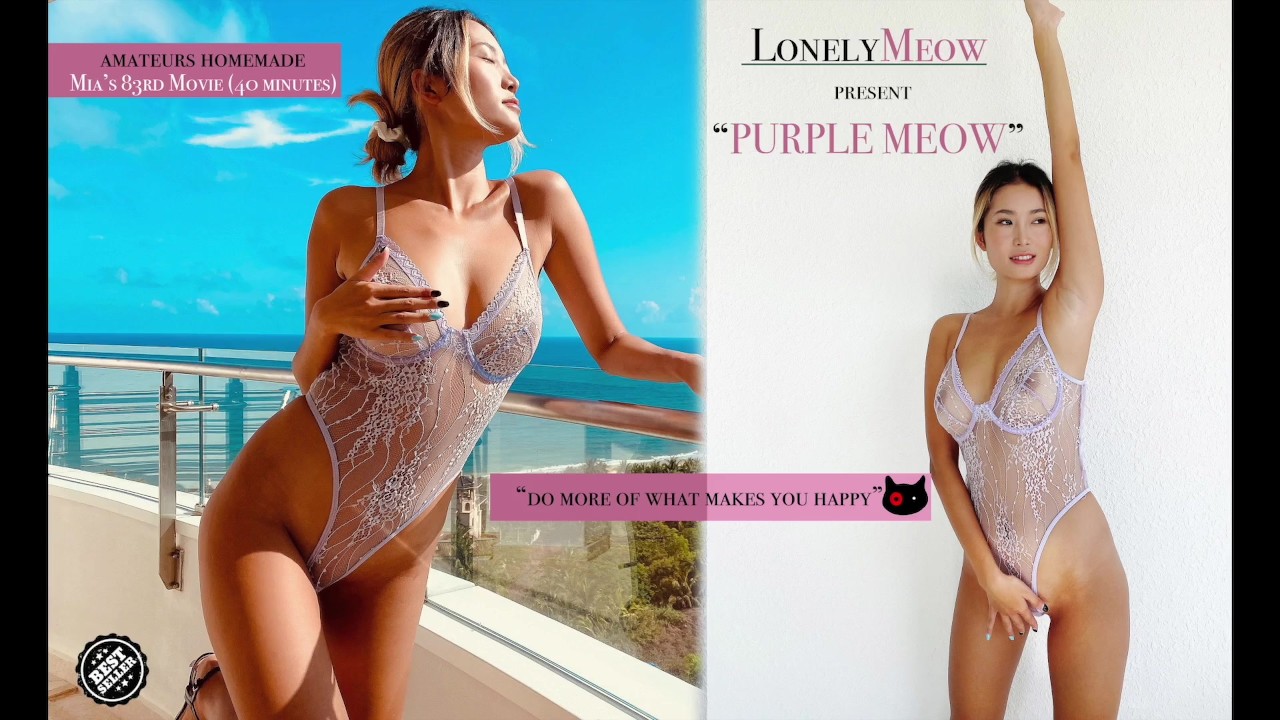 LonelyMeow Mia in PURPLE MEOW - long teaser preview