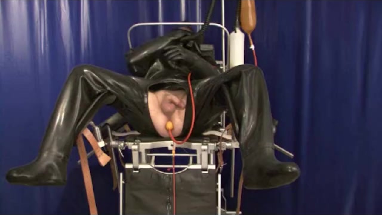 Latex Rubber  + Catheter Urine Inhaler Breathplay Enema With His Piss