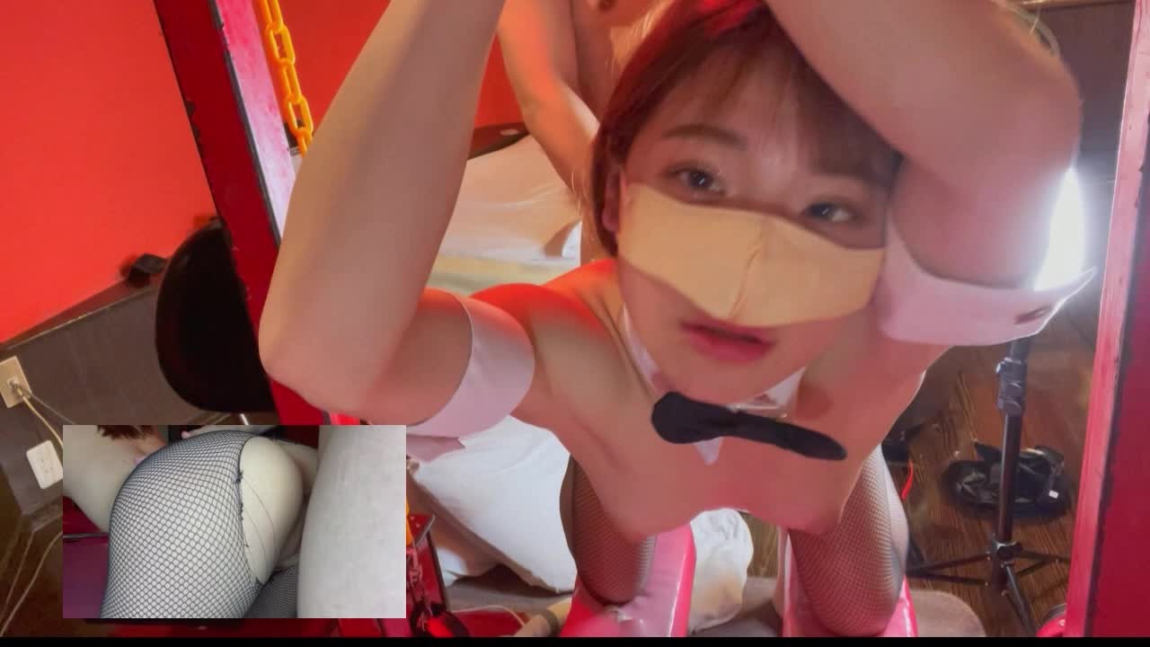 『美少女SM拘束』コスプレ女子大生をイラマチオ調教!タイツを破いて綺麗なパイパンまんこに中出しSEX♡素人カップル/10代/無修正/スタイル抜群/色白/バニー/English subtitles