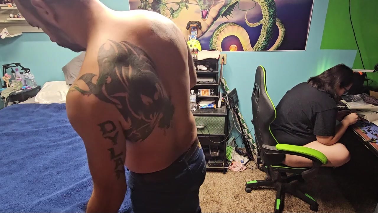 stepdad bounds me to a chair and fucks me hard creampies me hard