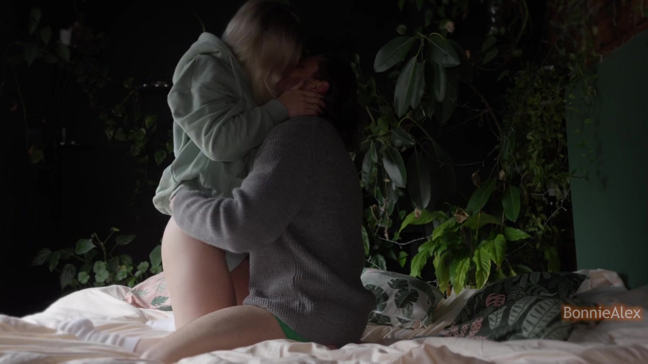 Warming each other up on a cold day - slow sensual sex and creampie