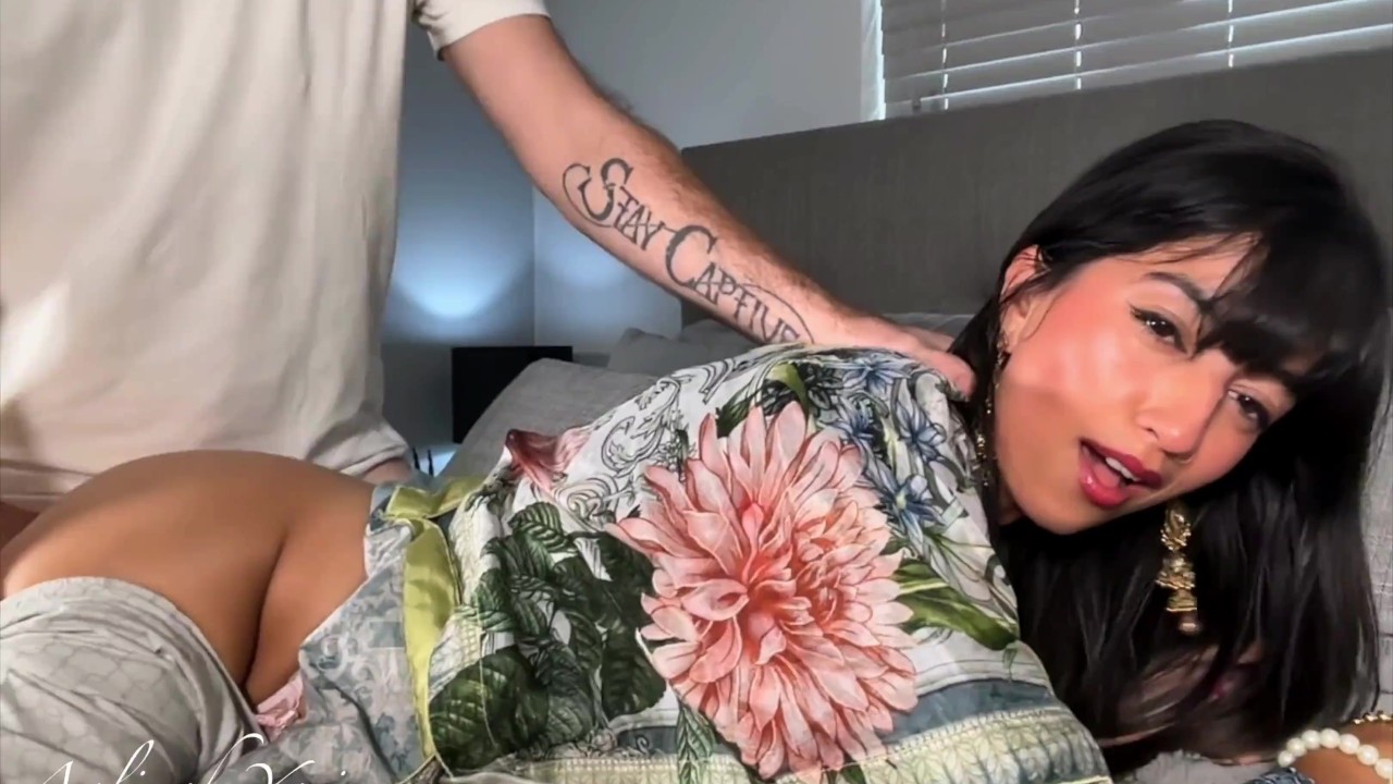 Pakistani Bhabi Aaliyah Yasin in shalwar kameez gets fucked from behind by white cock