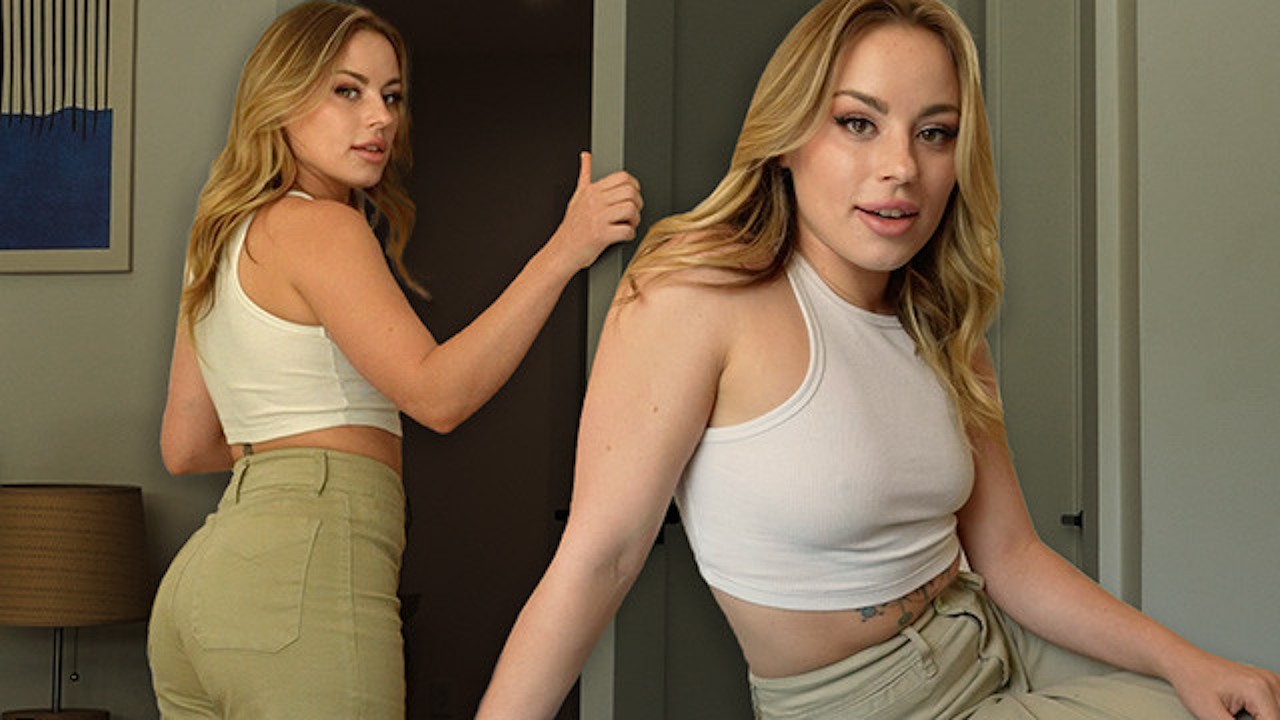 Passionate BREAKUP SEX with my natural BIG BOOTY blonde ex - Anna Claire Cloud