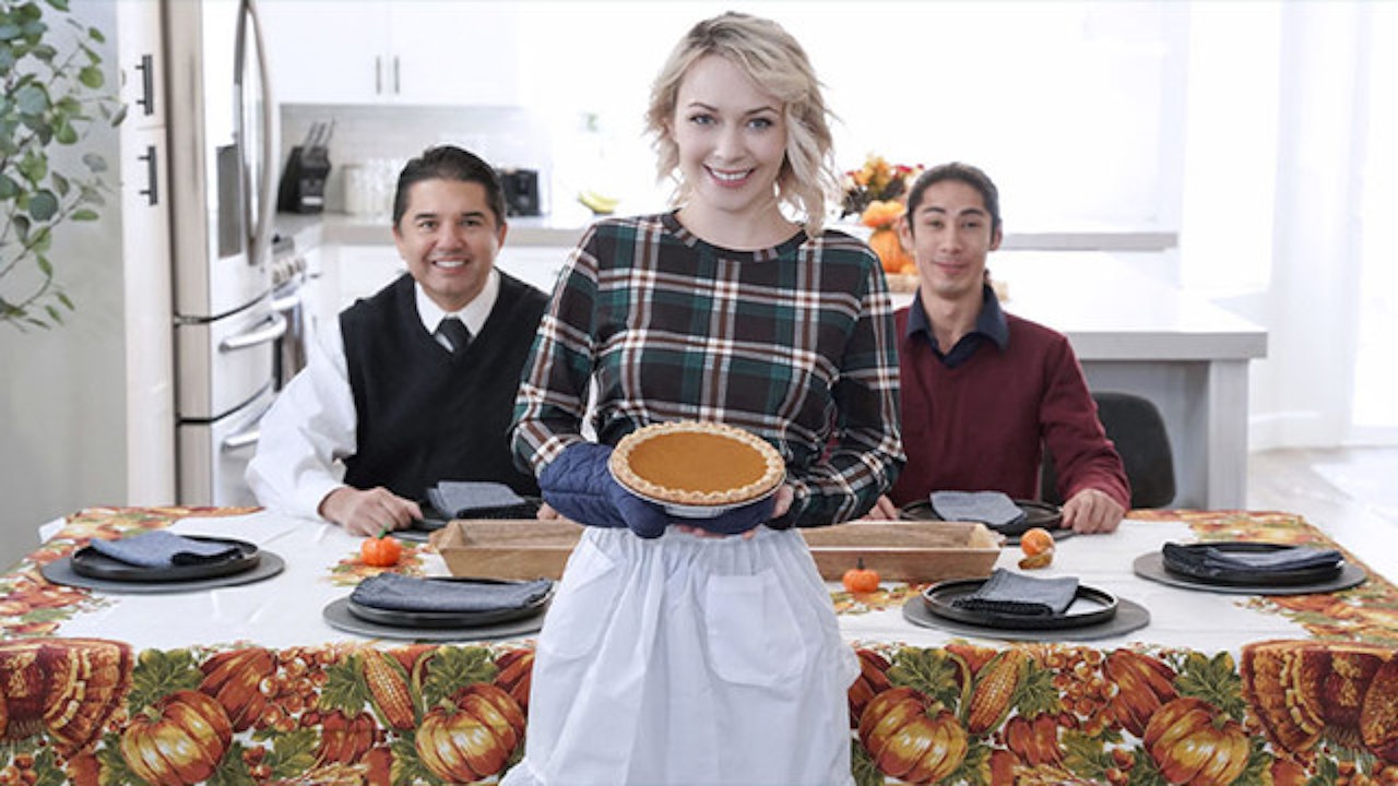 Family Strokes - Strict Stepdad Teaches His Bratty Stepdaughter And Stepson How To Be More Thankful