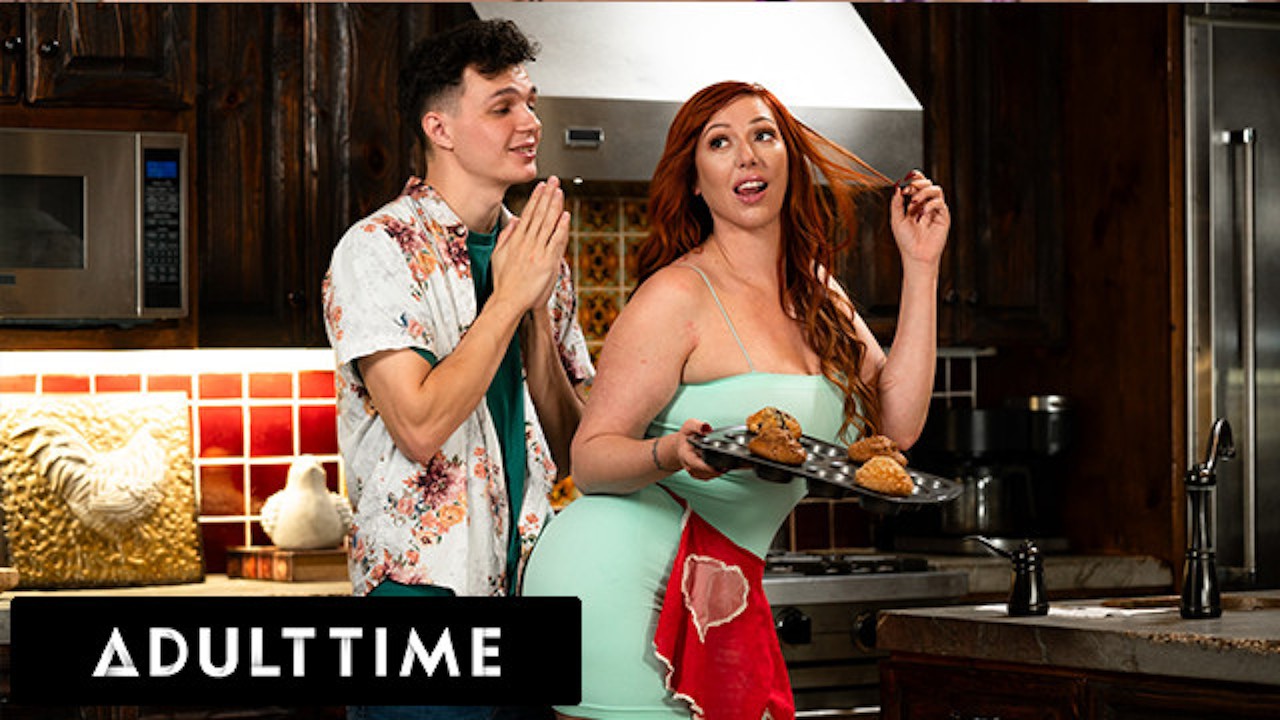 ADULT TIME - MILF Lauren Phillips LOVES Getting Fucked By Her Teen Stepson's Scrawny Best Friend
