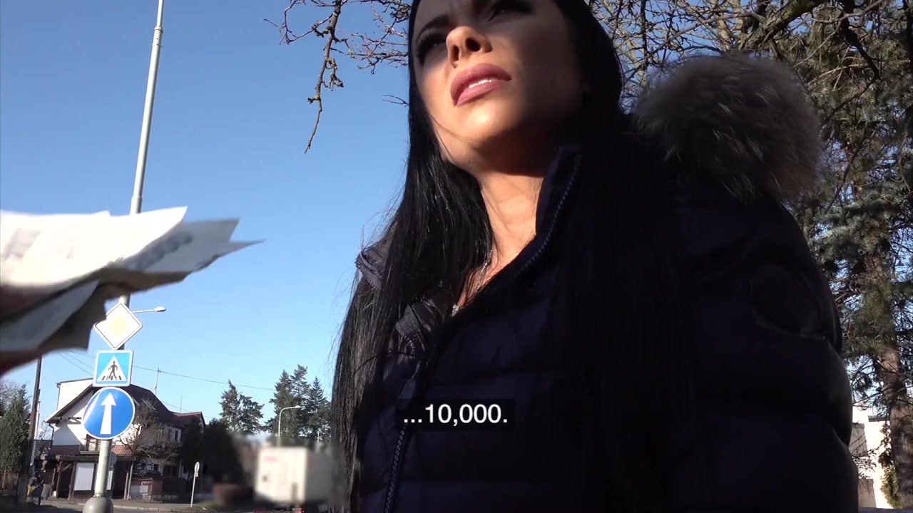 Public Agent - incredible amateur brunette with perfect body fucked in photo casting