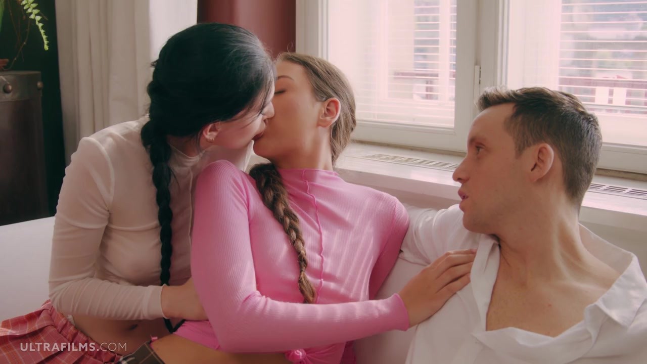 ULTRAFILMS Great threesome scene starring amazing models Britney Dutch and Vixi Rafi