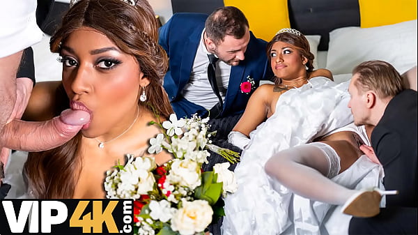 VIP4K&period; Damn good wedding fun with my bestie